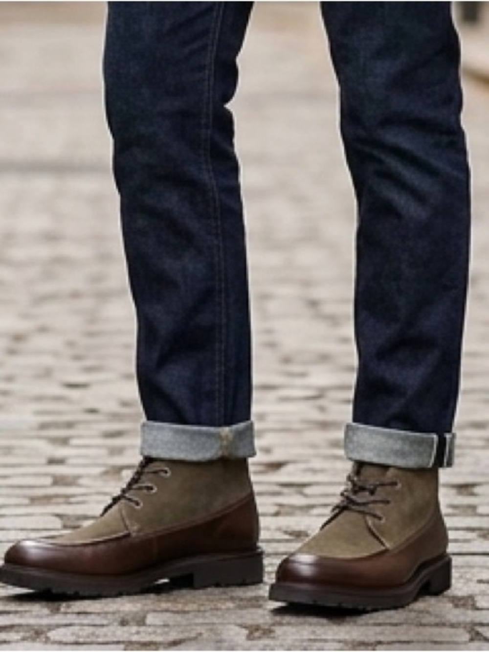 NWOT Johnston & Murphy 25-4080, Sanders Chukka, Leather & suede, Brown, size 9.5